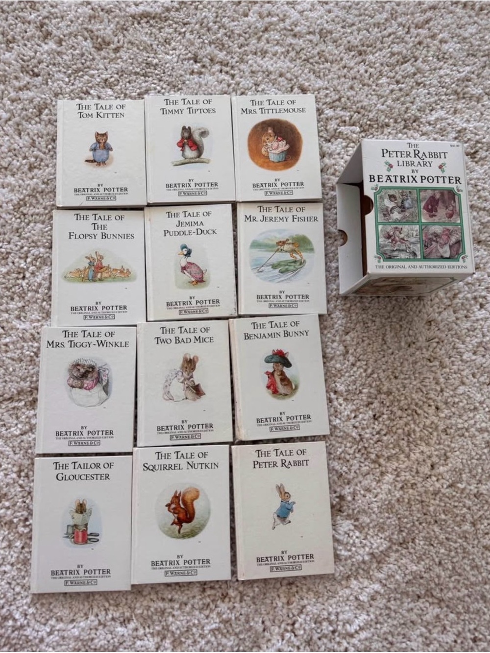 The Peter Rabbit Library Beatrix Potter Volume 1-23 Set 1989 Vintage Books - Picture 7 of 7